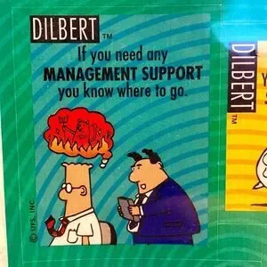 Hallmark | Office | Vintage 995 Hallmark Dilbert Stickers 4 Sheets 28 ...